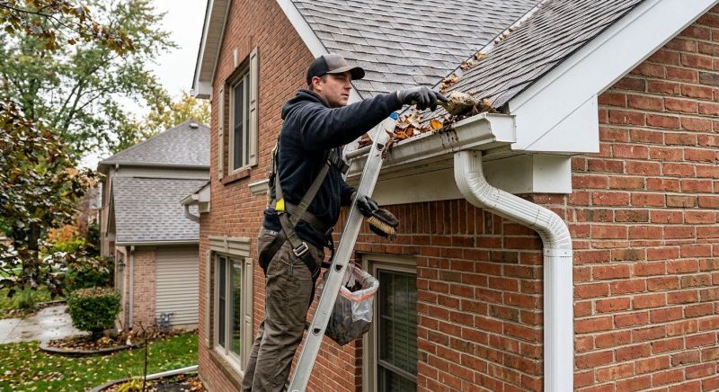 Downspout Blockage Removal in Long Island, NY