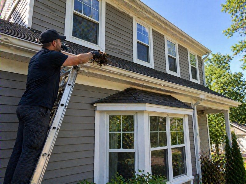 Gutter Pine Needle Removal in Fredericksburg, VA