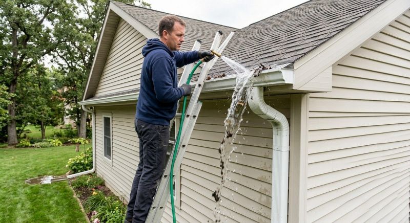Roof Gutter Cleaning in Fredericksburg, VA